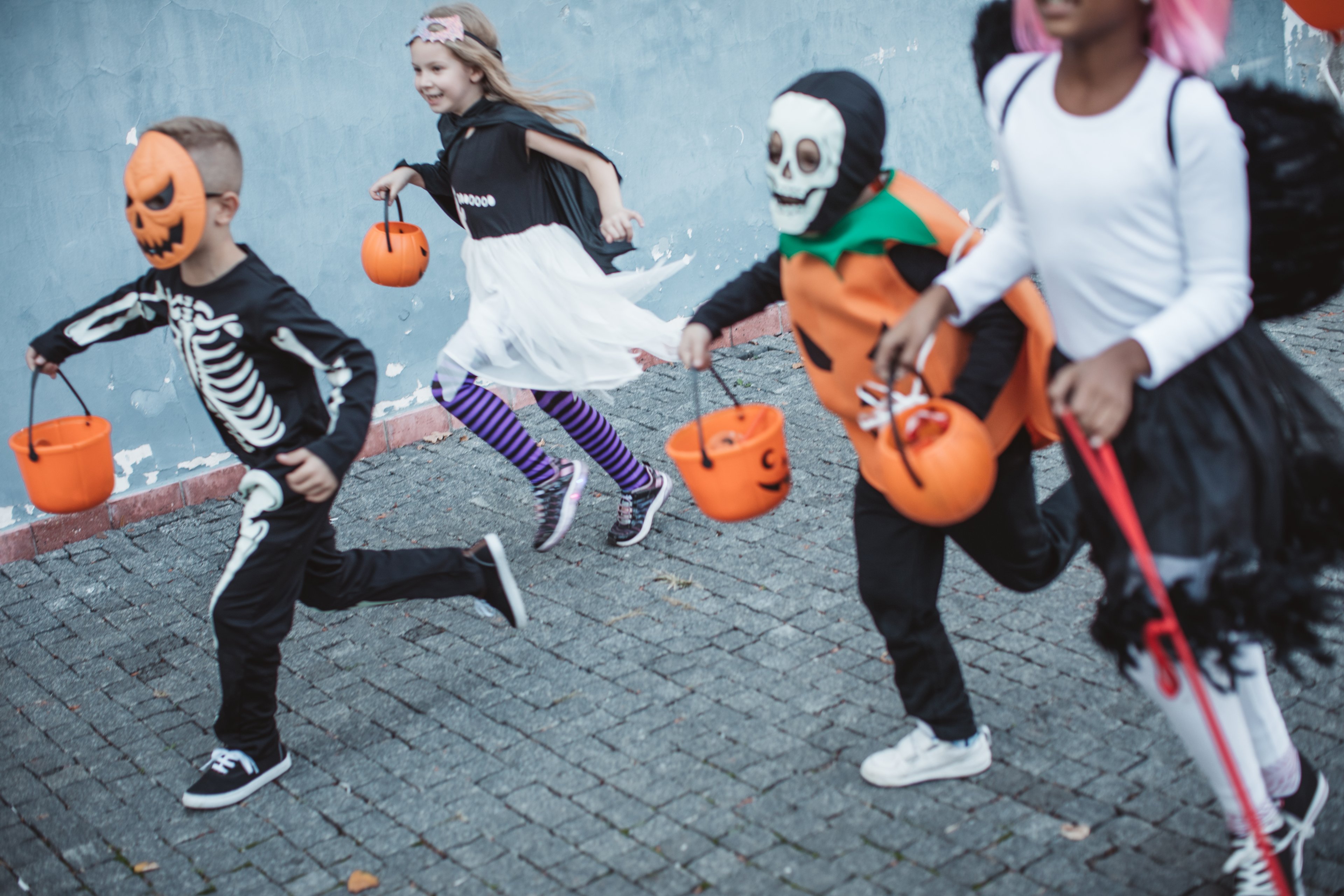 children halloween chocolate candy Getty Images