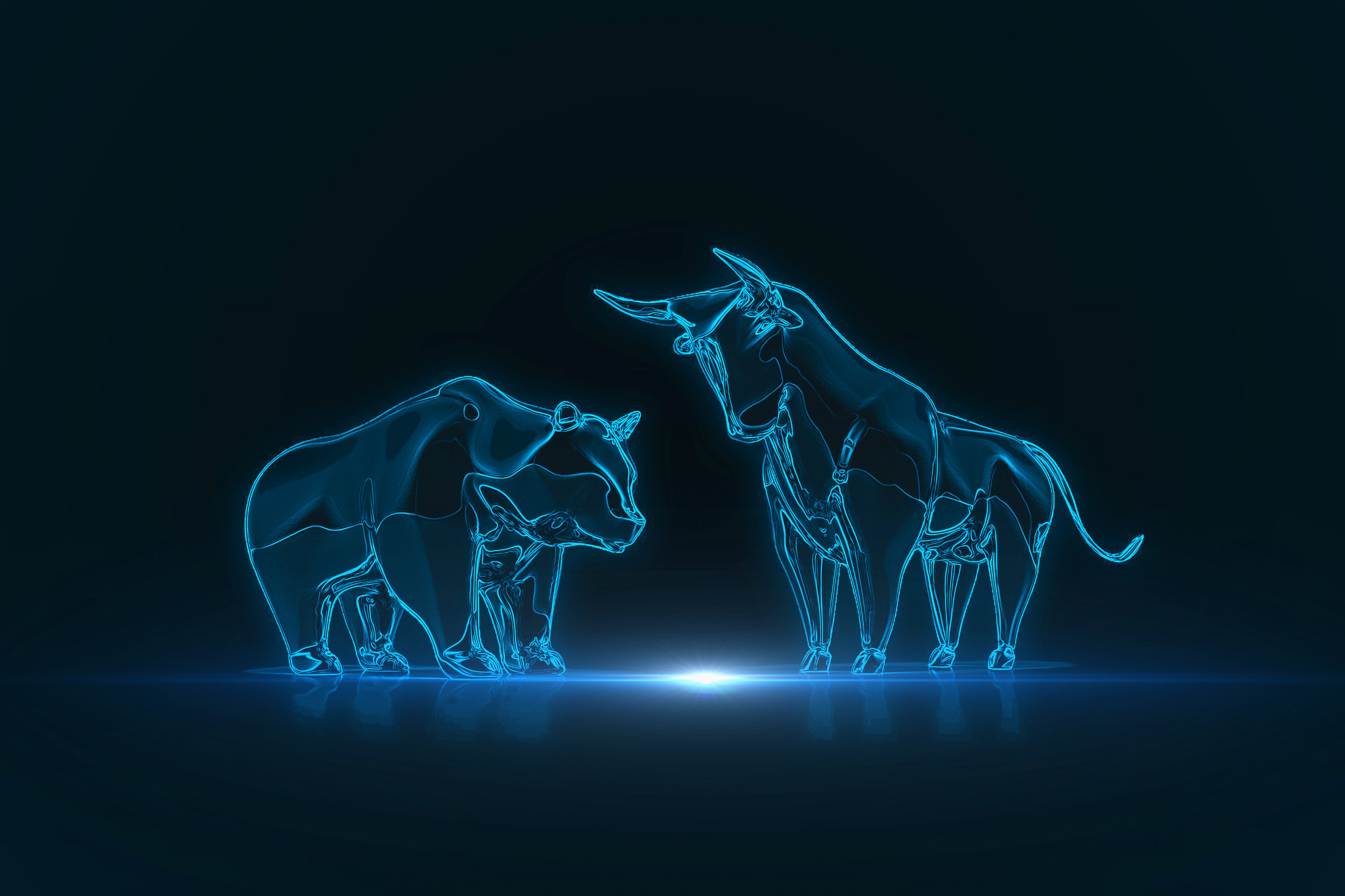 blue bull and bear