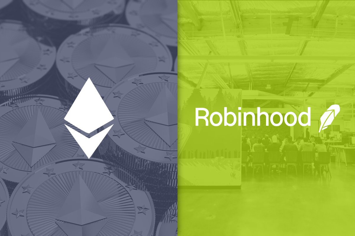 ethereum and robinhood logo