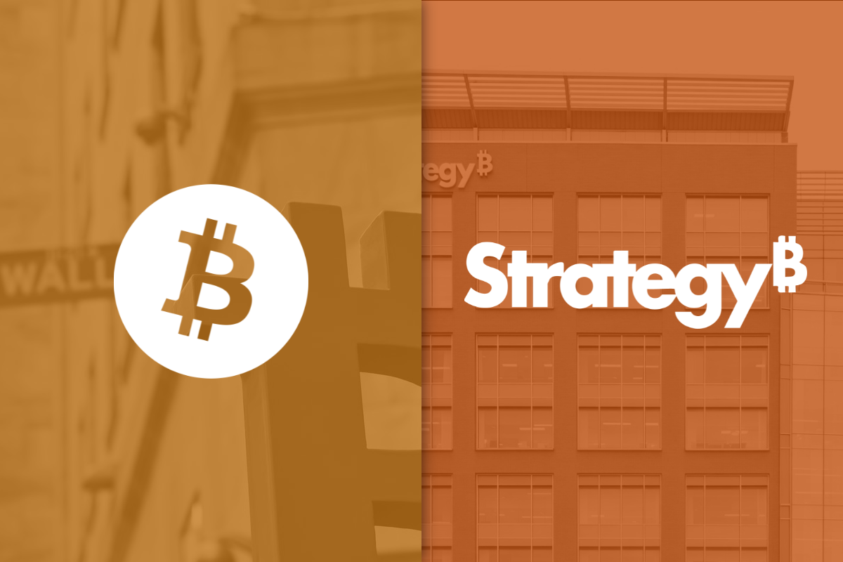 MSTR and BTC logos