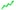 Simple green arrow going up.