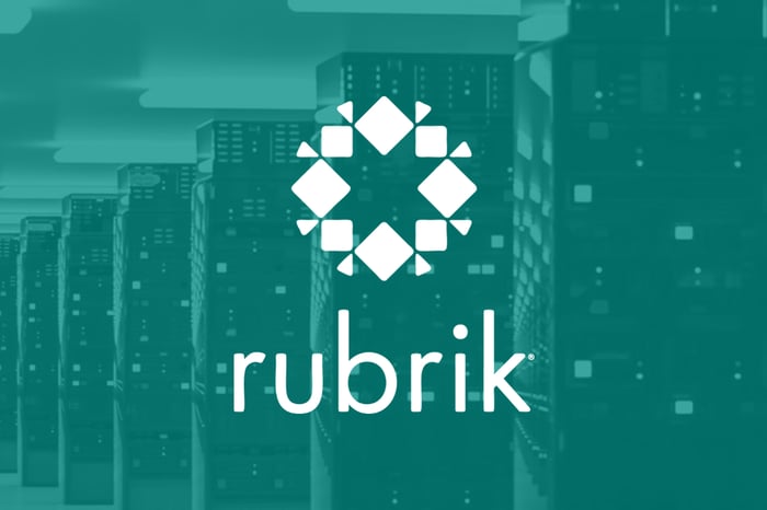 White Rubrik logo on a teal background.