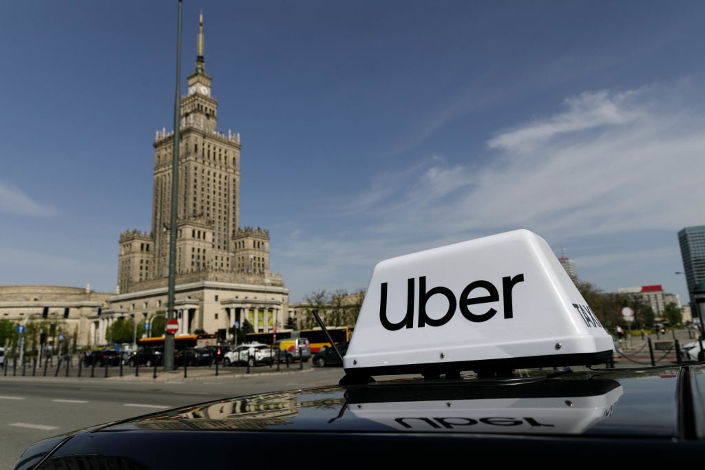 Uber logo on top of car_Getty
