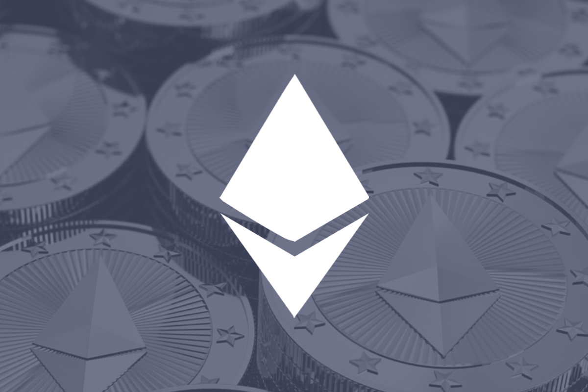 ETH Ethereum logo grey
