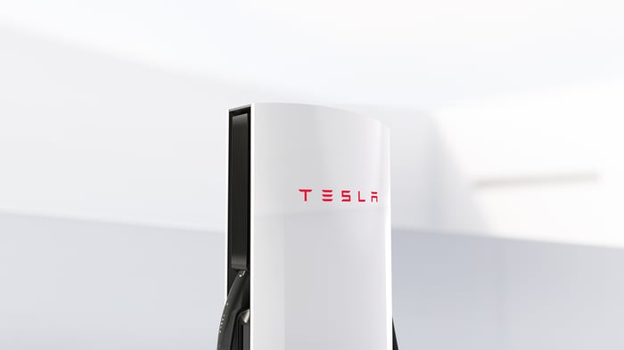 Tesla V4 Supercharger.