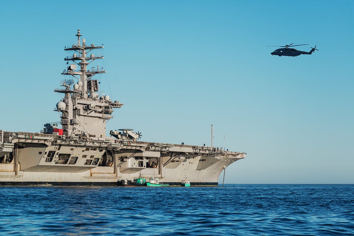 US Navy Aircraft Carrier source Getty Images