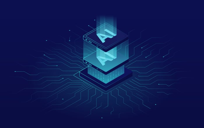 AI chip cube.