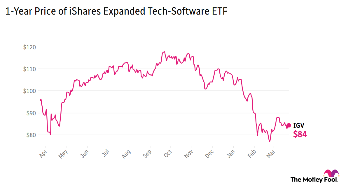 Software stock prices