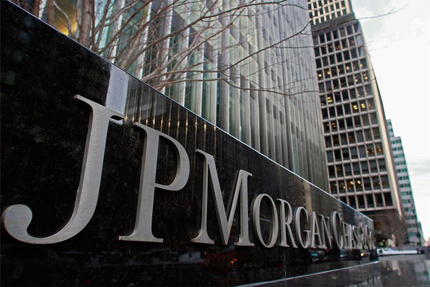 Sign outside a JPMorgan Chase building