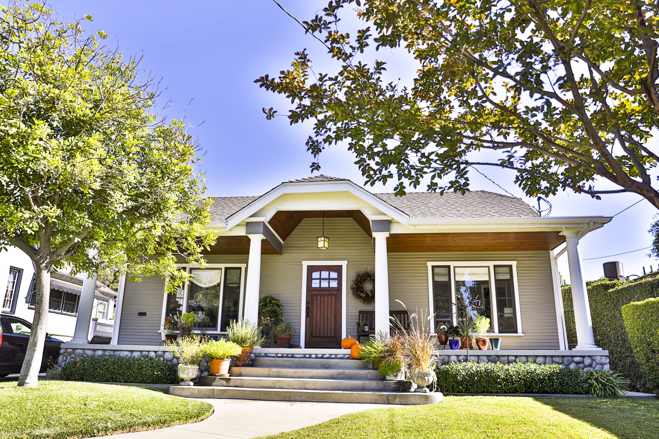 Cozy Home Exterior Craftsman Bungalow