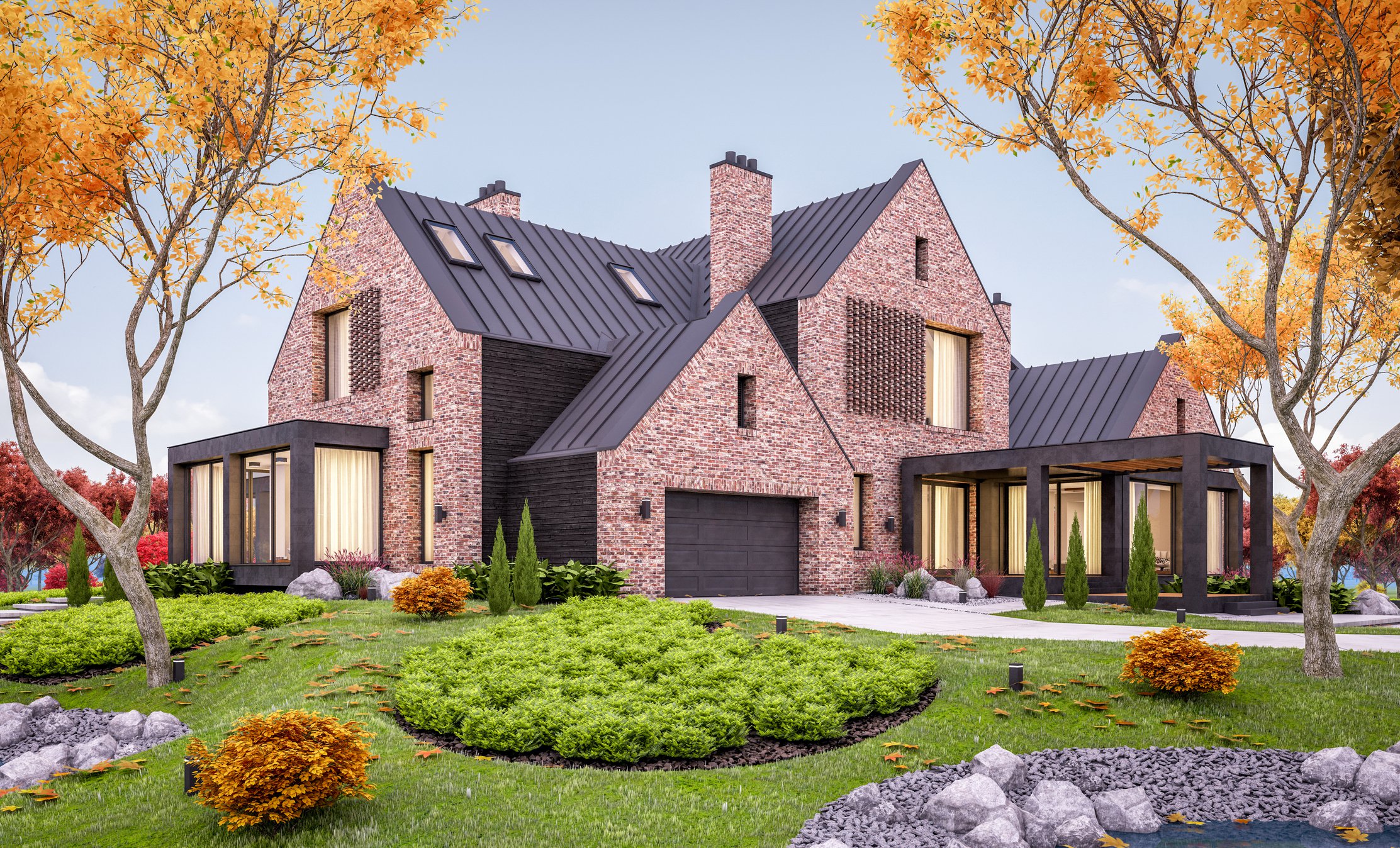 Exterior of brick two story luxury home.jpg
