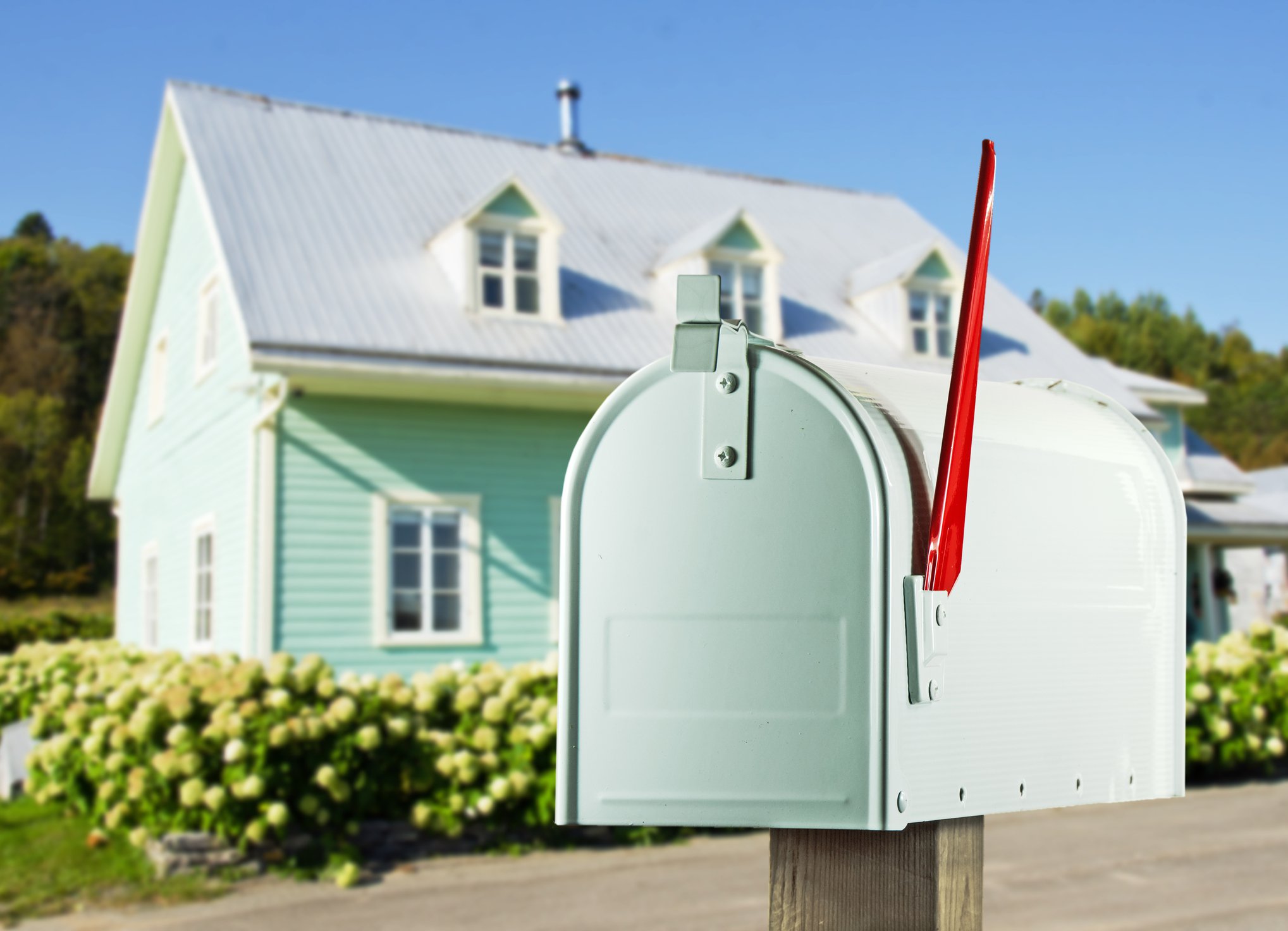 Mailbox in Front of Home