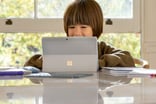 Child using a Microsoft Surface