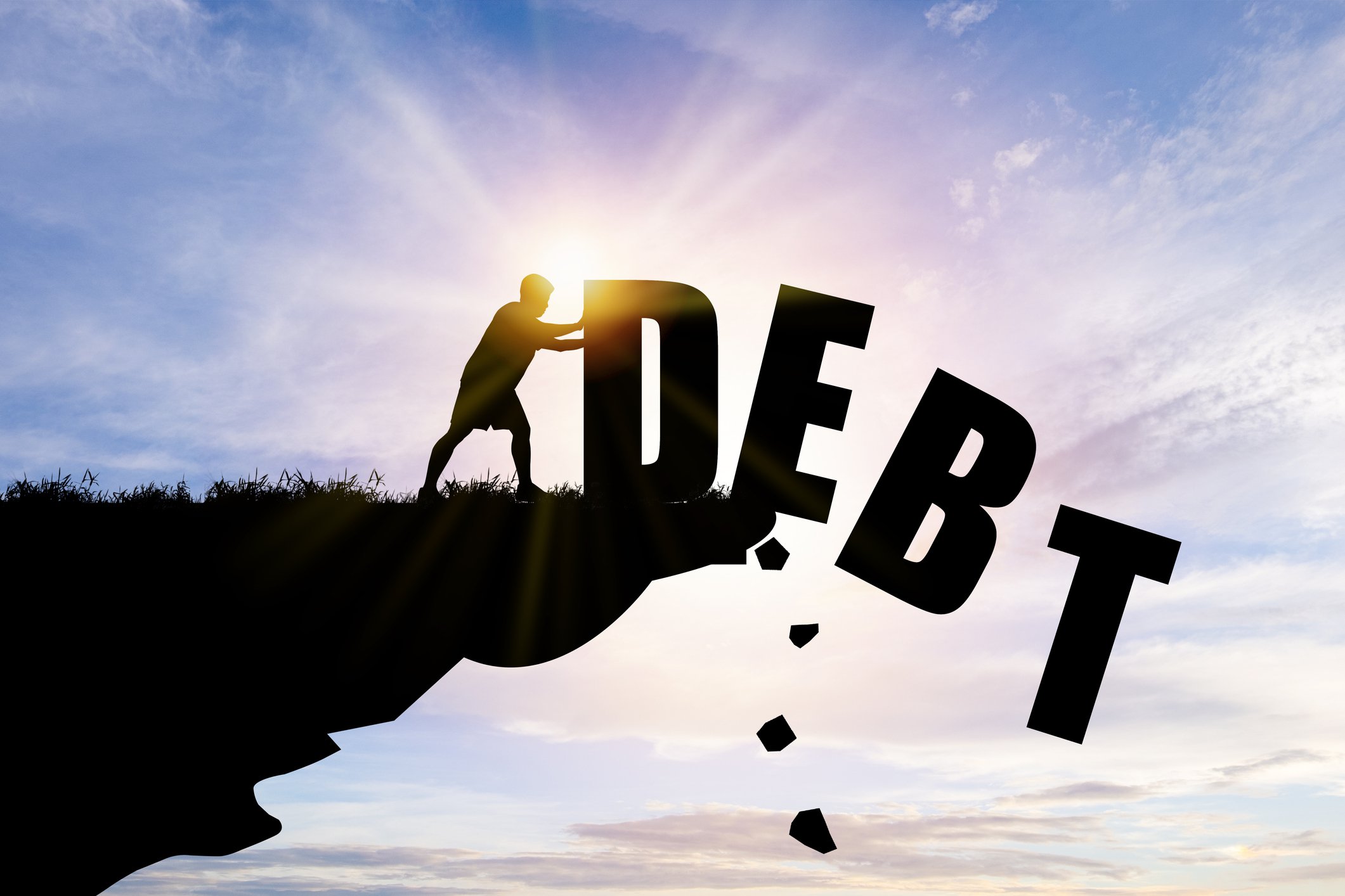 Pushing debt off a cliff.