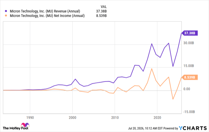 MU Revenue (Annual) Chart