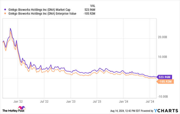 DNA Market Cap Chart