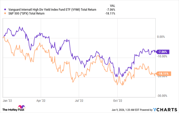 VYMI Total Return Level Chart