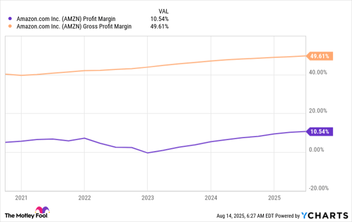 AMZN Profit Margin Chart