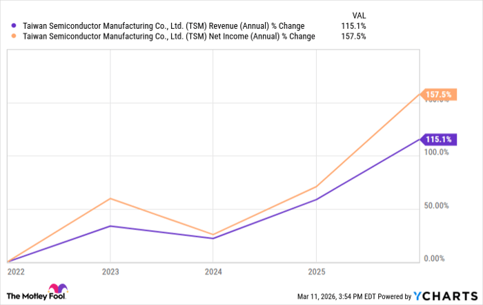 TSM Revenue (Annual) Chart